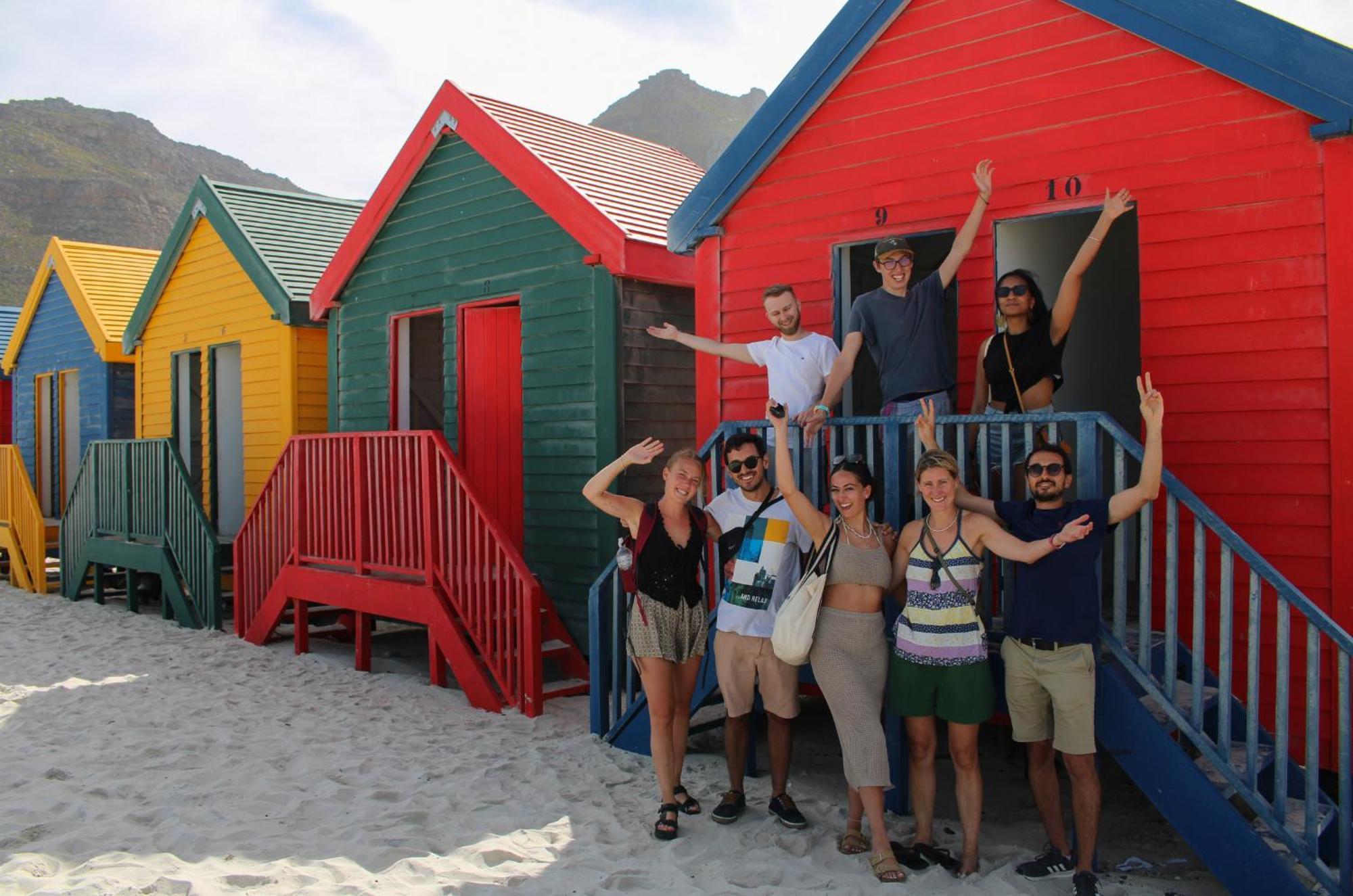 开普敦游者旅馆旅舍 外观 照片 The beach huts of Muizenberg