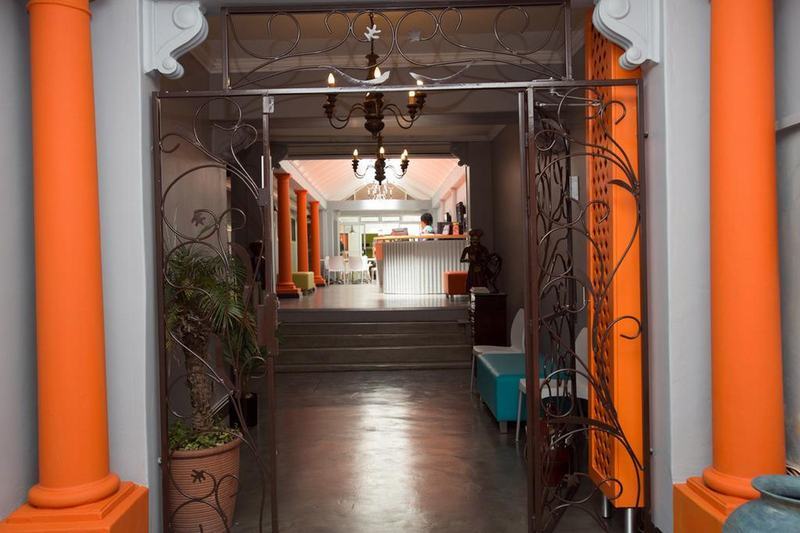 开普敦游者旅馆旅舍 外观 照片 Entrance to the hotel
